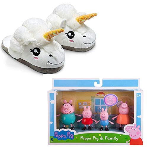 Caaju Combo of Peppa Pig Toy and Unico White Sleeper