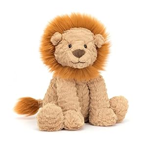 Jellycat Fuddlewuddle Lion Stuffed Animal, Medium 9 inches – Big Cat Plush Toy – Classic Children’s Gift
