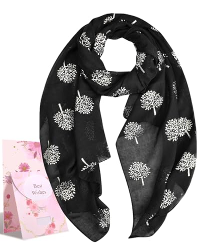 Ya en mundofriki.es: Heekpek Bufanda de Seda Elegante Fular de Mujer Estampado Hoja Plata Apto para Cuatro Estaciones