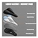 Bike Seat Cushion for Bianchi All-Road Aquila CV Arcadex Arcadex Comp Arcadex Pro, Gel Comfort Shockproof Bicycle Seat Pad Road Bike Seat Pad Men Women Outdoor Cycling Accessories,A/Black