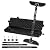 Stair Tread Template Tool-PMMJ Framing Square Stair Tread Gauge Aluminum Alloy Measuring Tool Jig for Stairs,Risers,Partitions,Adjustable Sliding Installer with Black Storage Box(Black)