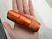 EKLOEN Military Level Waterproof EDC Capsule Tube, Portable Survival Waterproof Pill Container Outdoor Waterproof Capsule Seal Bottle Holder Case EDC Emergency Tool(Orange)