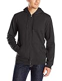 Levi's Men's Chaffee Long Sleeve Sherpa Lined Fleece Zip Front, Caviar, Medium