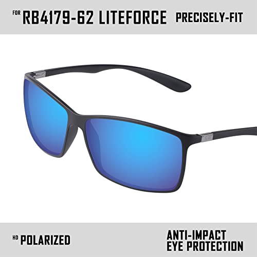 Image of Polarized Replacement Lenses for Ray-Ban Liteforce RB4179 62mm Sunglass