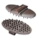 Animalon CareFlex Massage-Striegel | Flexible & Ergonomische Massage-Bürste mit Klettverschluss für echte Genießer | perfekt für den Fellwechsel