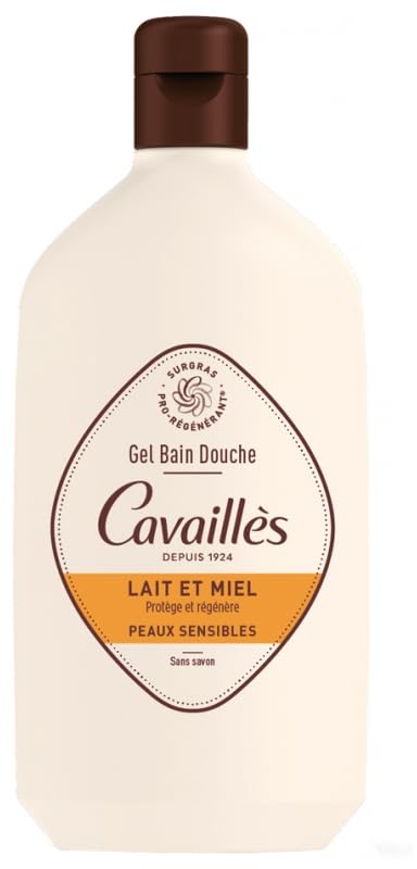 Bath and Shower Gel for Sensitive Skin Milk and Honey 400ml