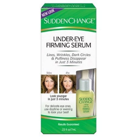 Sudden Change Under-Eye Firming Serum - Decreases Under-Eye Puffiness, Lines, Wrinkles & Bags - Wear With or Without Makeup - Works in Under 3 Minutes (0.23 oz, Pack of 2)