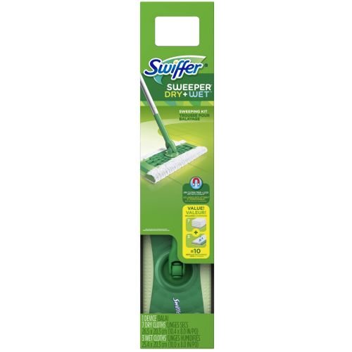SwifferSweeper Base Floor Mop Starter Kit - 6 per case.