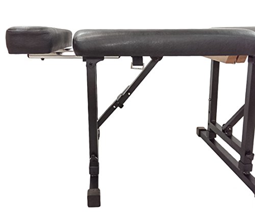TOA Portable Chiropractic Drop Table Arena 180 (Pelvic & Thoracic Drops Included) Black with Case