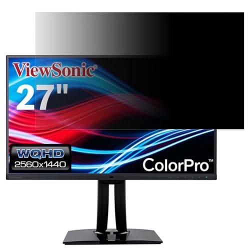 ViewSonic VP2785-2K 27インチ 対応 覗き見防止 フィルター プライバシーフィルター パソコンPC モニター 液晶保護フィルム ブルーライトカット 反射防止 パソコン セキュリティーのぞき見防止 両面使用可能 反射防止 着脱簡単