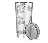 Insulated Tumbler Stainless Steel 20oz 30 Oz Thumper Coffee Cup Bambi Travel Mug Cold Hot Coffee Tea...