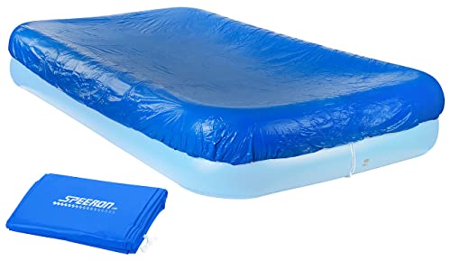 Speeron Zubehör zu Aufblasbarer Pool XXL: Aufblasbares Jumbo-Planschbecken inkl. Abdeckung, 305 x 183 x 51 cm (Kinderpool mit Abdeckung, XXL Planschbecken, groß)