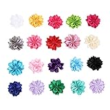 Estas son solo flores de bricolaje sin clips o cintas elásticas para la cabeza. Se puede colocar en camisas, bolsos, pinzas para el cabello, alfileres, cintas para la cabeza, etc.