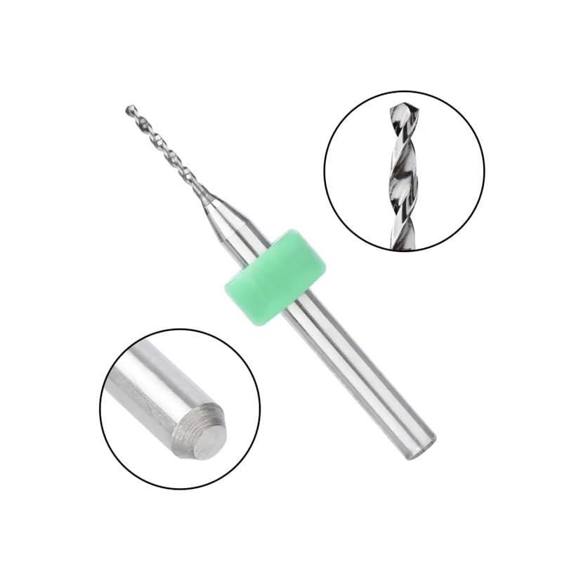 50pcs PCB Drill Bit Set 0.1 0.4 0.5 0.9 1.0mm PCB Circuit Board Hole Drilling Tool Cutter Carbide Drill DIOBFZFY