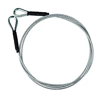 Zip Line Sling Cable, Wire Rope, 8/11/14 Foot, 3/16In (14 Foot)