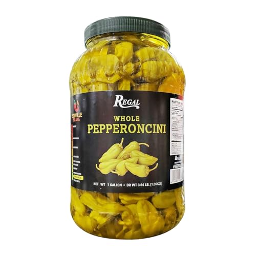 TableTop King Whole Pepperoncini 1 Gallon - 4/Case image 2