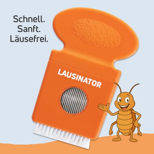 Original 3-in-1 Metall-Mensch-Läusekamm Lausinator Nissenkamm extra fein – Kinder und Erwachsene