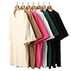 3 Pack Mens Oversized T-Shirts Fashion Loose Fit C... #5