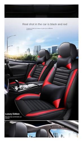 Housse de siège auto universelle Kia Rio 4 accessoires intérieur couverture rouge