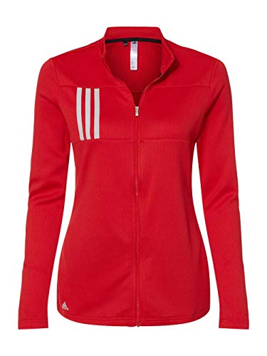 Sweat adidas Femme zippé en double tricot isolant pour un confort thermique idéal