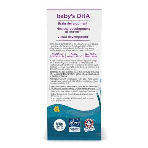 Nordic Naturals Baby’s DHA, 1050 mg Omega-3 + 300 IU Vitamin D3-2 oz - image 3