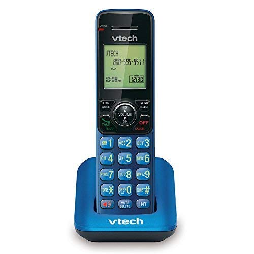 VTech TR05-2013 FoneDeco Accessory Cordless Handset, Blue | Requires a VTech TR1-2013, TR16-2013, or TR17-2013 Series Cordless Phone System to Operate