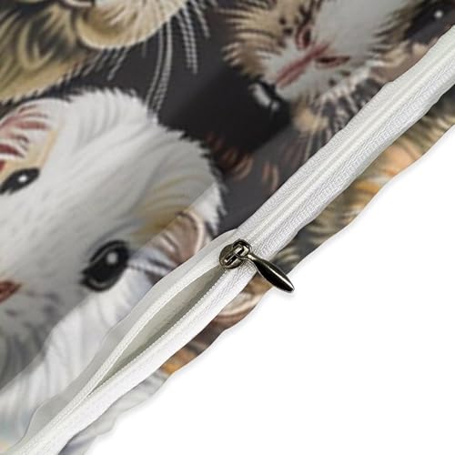 Juego de funda de edredón infantil de conejillo de indias microfibra suave cama 5