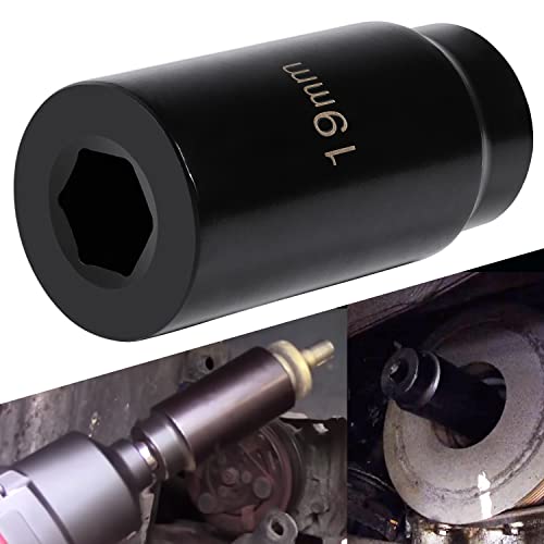 Harmonic Balancer Socket Tool 77080 19 Mm Crank Bolt Socket For Honda, 3 Times Momentum Power Of Standard Impact Sockets #TOP4