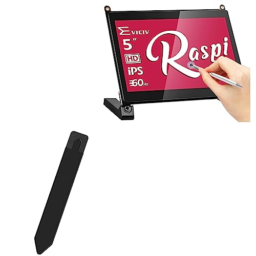 BoxWave �X�^�C���X�|�[�` EVICIV Raspberry Pi 4 �^�b�`�X�N���[�����j�^�[(5�C���`)�Ή� - Stylus PortaPouch �y���X�^�C���z���_�[�L�����A �|�[�^�u�� ���ȔS�� - �W�F�b�g�u���b�N