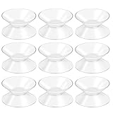 BESTOMZ 10pcs Saugnäpfe Saugnapf Pads für Glas Kunststoff ,beidseitig ,30 mm