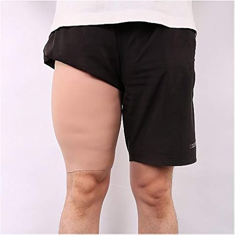 Silicone Legs Set - Realistic Fake Rich Leg - Silicone False Leg - Soft/Lifelike/Natural Look And Feel - Suitble for Thin Skinny Legs, Leg Scar Tattoo Birthmark Obscuration,Left1PC Cover