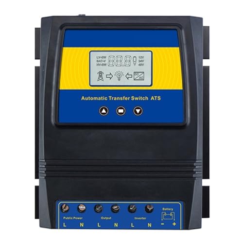 Automatischer ATS-Dual-Power-Transfer-Schalter, Solarladeregler For Solar-Wind-System, DC 12 V, 24 â€¦ – Miniatur