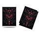 Sammelkartenhüllen für MTG, TCG & Sportkarten – 100 Stück – 66 x 92 mm – Kristallklare Vorderseite & Glänzende Art-Rückseite – Deck Protector Sleeves - Schwarz