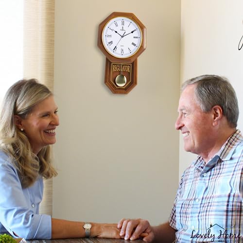 Lovely Home Essentials W900W Pendulum Wall Clock Battery Operated thumb #7