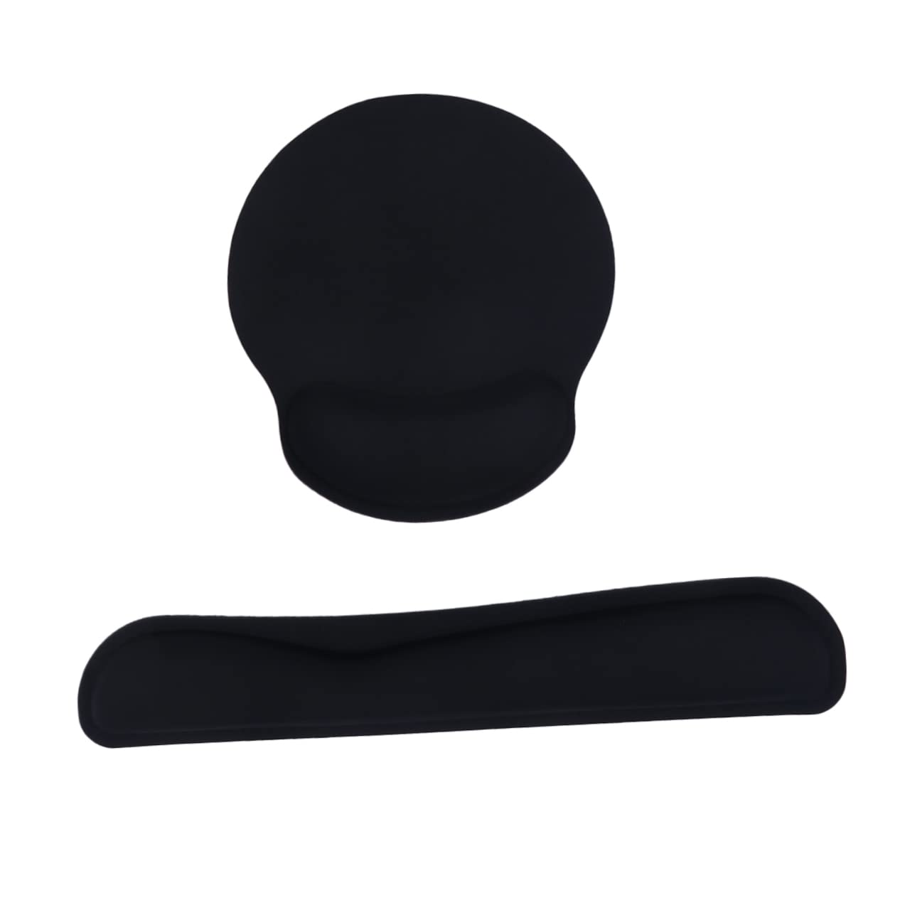 2sätze Teiliges Set Aus Ergonomischen Für Tastatur Und Bequemes Memory Foam Kissen Für Büro Und Gaming Schwarz