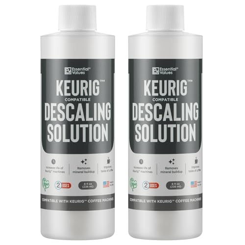 Comparison: Best Descaling Solution For Keurig 7 Essential Values Descaling Solution Compatible with Keurig - Coffee Descaler - Coffee Maker Cleaner - Kettle, Espresso Machine Cleaning - 12 Month Supply 2-Pack