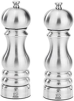 Set Macina Pepe E Sale PEUGEOT Paris U'Select - 18 Cm, Legno, 6 Livelli Macinatura, Cioccolato