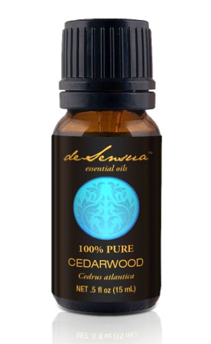 Atlas Cedarwood Essential Oil of 100% Proven Purity for Professional Aromatherapists (for Home Use, see Warnings) Derived Wholly from the Cedarwood Tree. Half Ounce (15 ml)