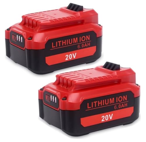 Cailingbat Upgrade 2Pack 6.0Ah V20 Lithium Battery