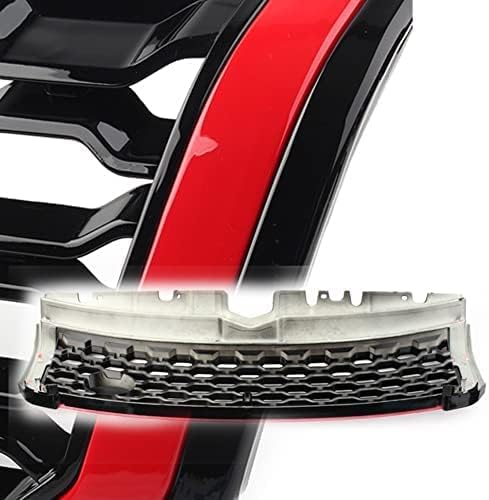 Car Front Kidney Grille Bumper Grill Replacement For L-and R-over For Range Rover For Evoque 2010 2011 2012 2013 2014 2015 2016 2017 2018 Kidney Grilles Grill,Silver