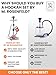 Stainless Steel Hookah Set - 27in Premium Glass Hookah Kit Wolf One – Big Hooka Machine with Accessories & Amazing Led Light Remote, Big Sisha Bowl, Perfect for Home & Parties