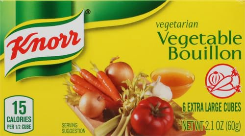 Knorr Cube Bouillon,Vegetable,cubes,2.1 oz,(Pack of 18)