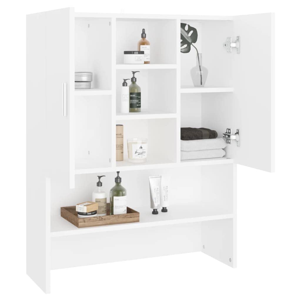 vidaXL Waschmaschinenschrank Weiß