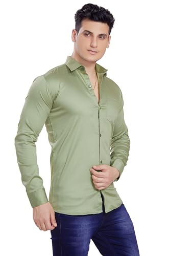 Image of DIVISIVE Men's Solid Slim Fit Shirt