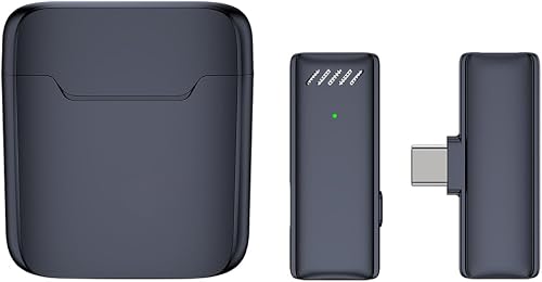 S11 Wireless Lavalier Microphone, 2.4G Transmission, for Live Streaming, Short Video Recording, with Charging Storage Compartment