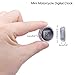 PopHMN Mini Reloj Universal para Motocicleta, Reloj Mini Reloj Digital IP64 Impermeable...