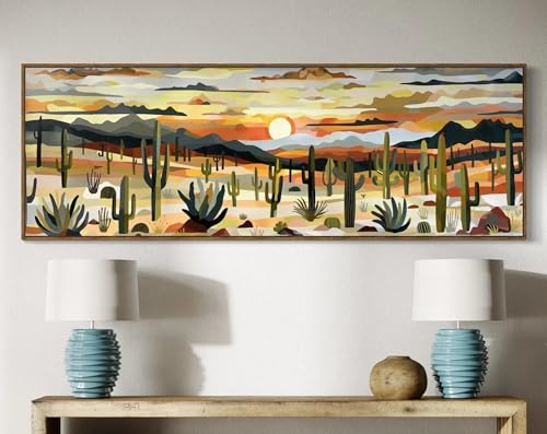 Décor bohème coloré au-dessus du lit pour habiller un grand mur vide