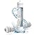 T33 Inline Water Filter, 1/4" Quick-Connect Filter Replacement Cartridge Inline Water Filter for Refrigerator, Ice Maker, Under Sink System, Reverse Osmosis Water System, 2 Pack