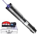 YMKQNJJC Blue High Power Flashlight Burning Light with Star Cap