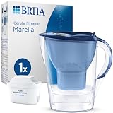 BRITA Carafe Filtrante Marella 2,4L Blue + 1 Cartouches MAXTRA PRO All-in-One - Emballage Durable